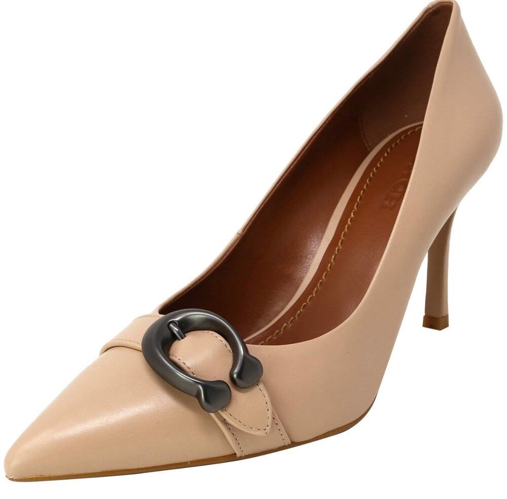 COACH Women's Waverly Pump with Signature Buckle size 10